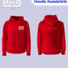 Sweater-Red Hoodie Sweatshirts