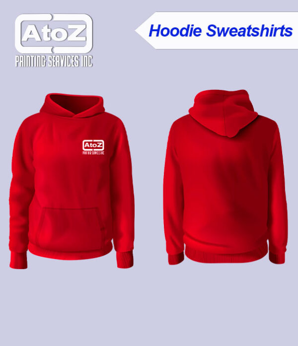 Sweater-Red Hoodie Sweatshirts